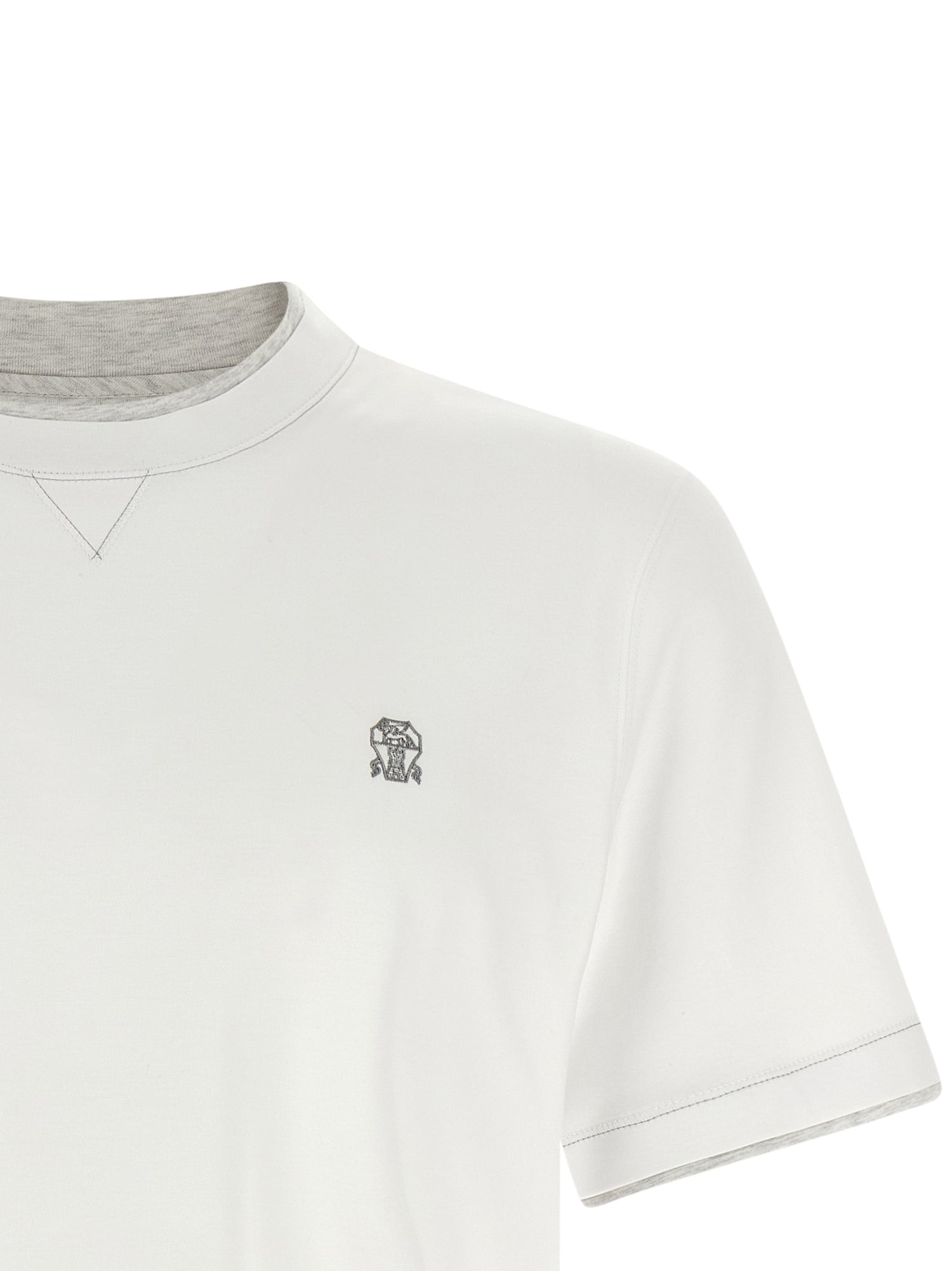 Brunello Cucinelli Double Layer T-shirt