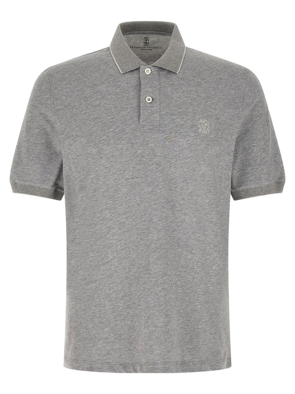 Brunello Cucinelli Stretch Jersey Polo Shirt