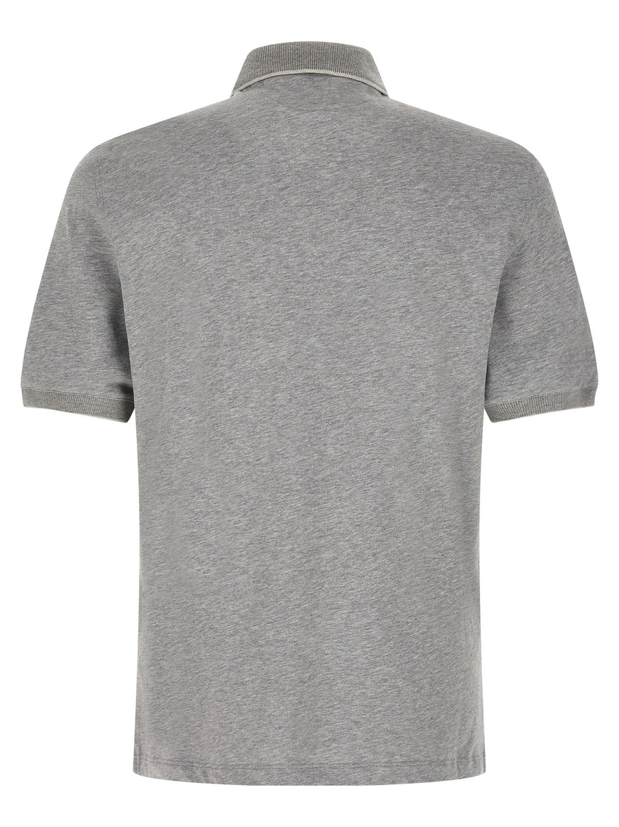 Brunello Cucinelli Stretch Jersey Polo Shirt