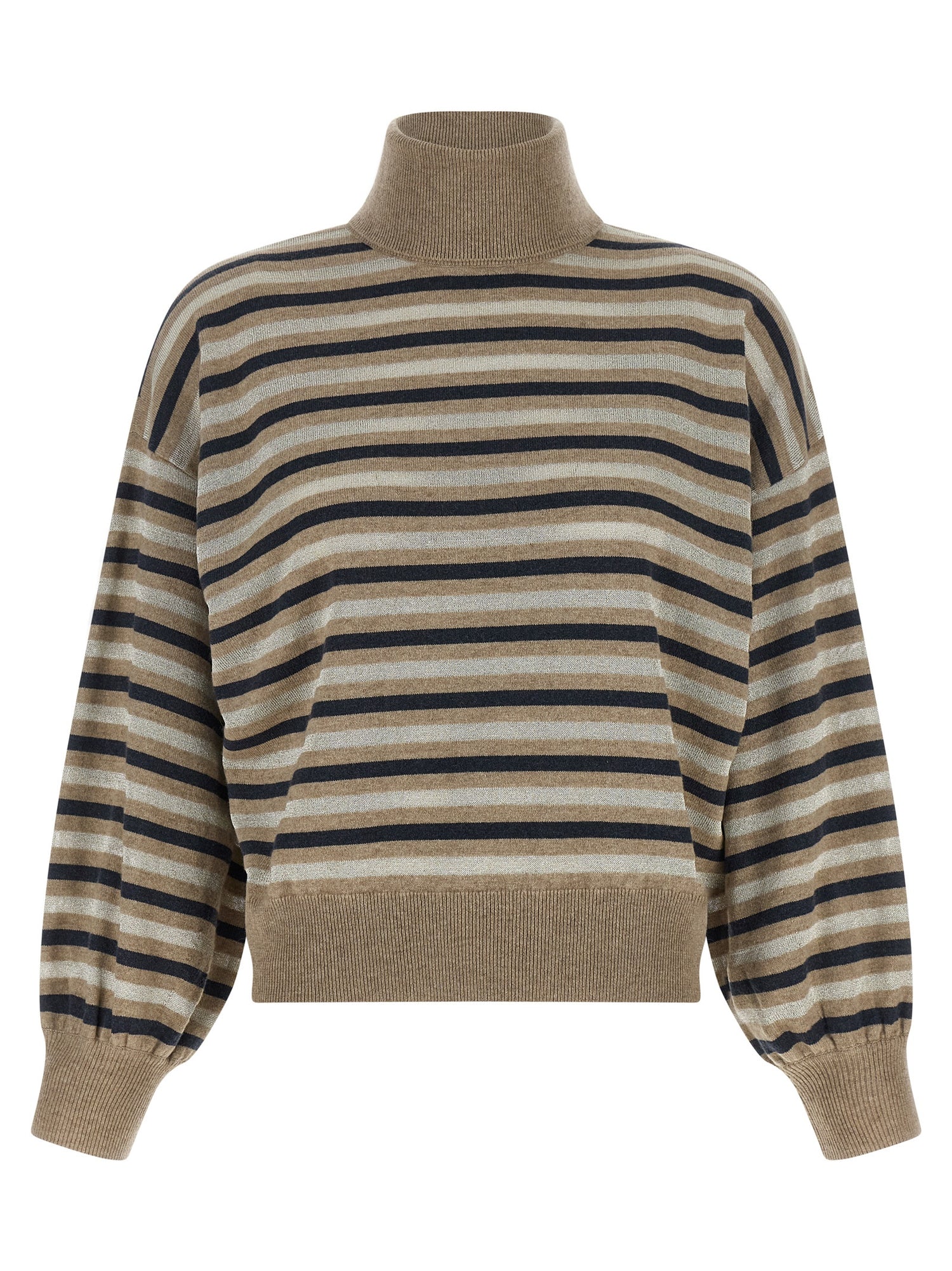 Brunello Cucinelli Sparkling Stripes Sweater