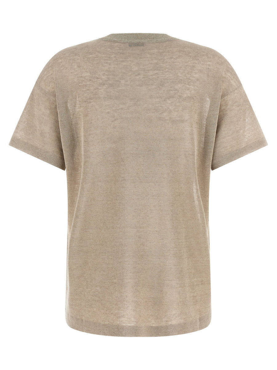 Brunello Cucinelli Dazzling Collar Sweater