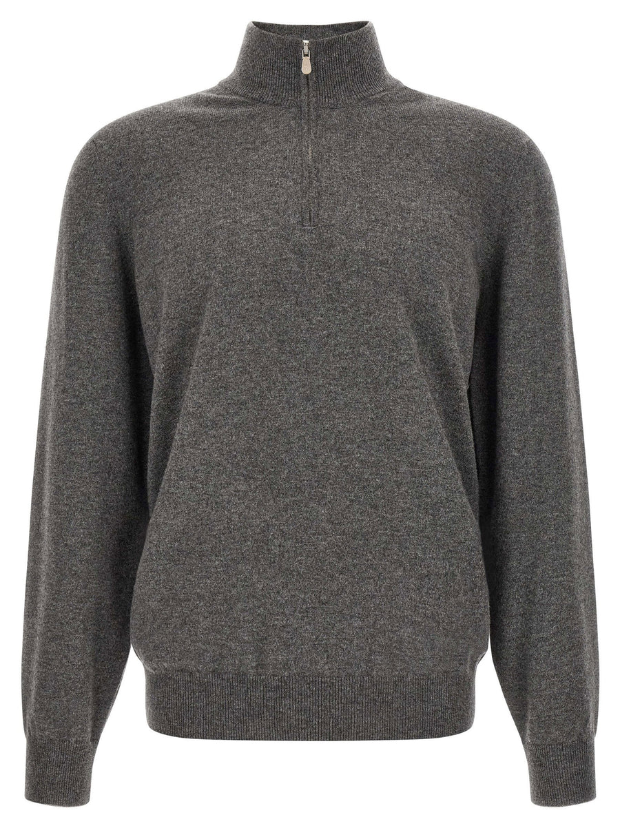 Brunello Cucinelli Half-zip Cashmere Sweater