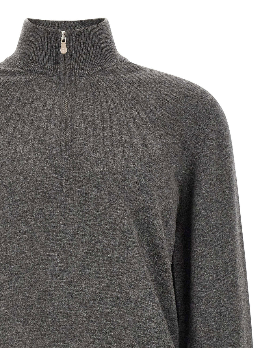 Brunello Cucinelli Half-zip Cashmere Sweater