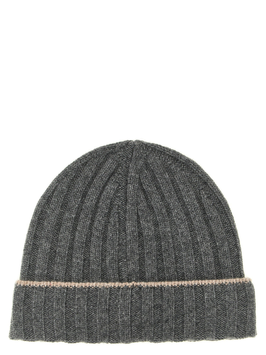 Brunello Cucinelli Cashmere Turn-up Beanie