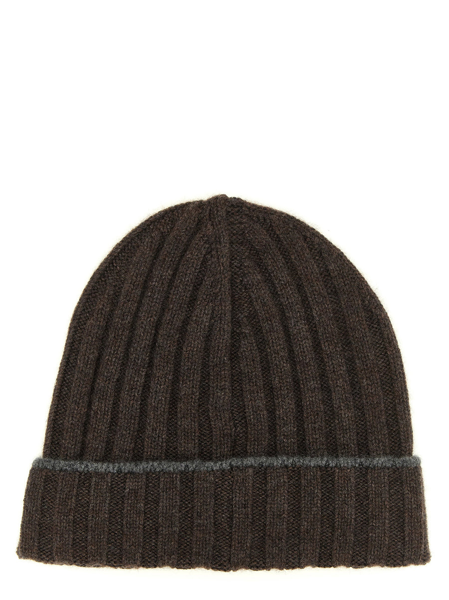 Brunello Cucinelli Cashmere Turn-up Beanie