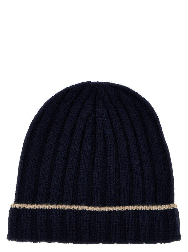 Brunello Cucinelli Contrast Line Beanie