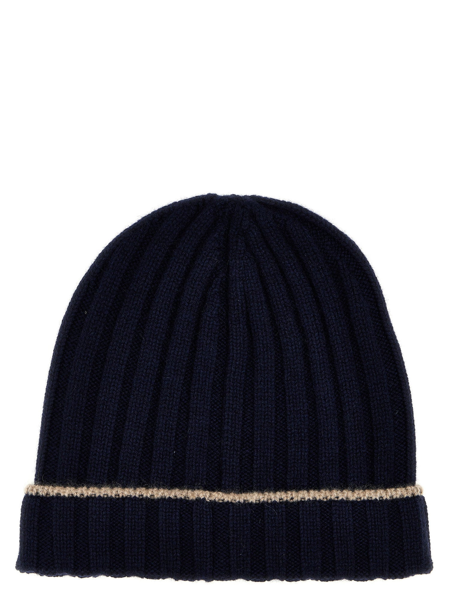 Brunello Cucinelli Contrast Line Beanie