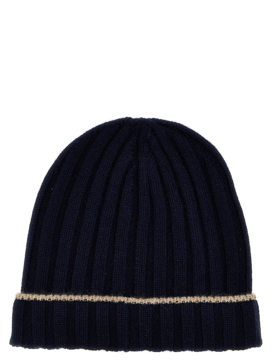 Brunello Cucinelli Contrast Line Beanie