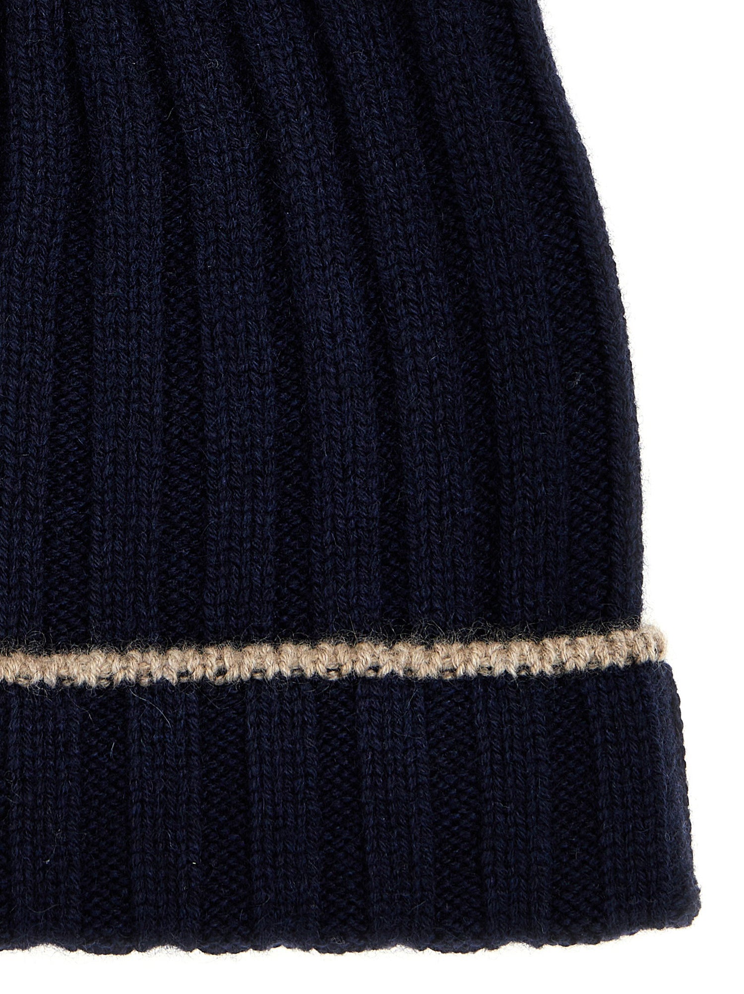 Brunello Cucinelli Contrast Line Beanie