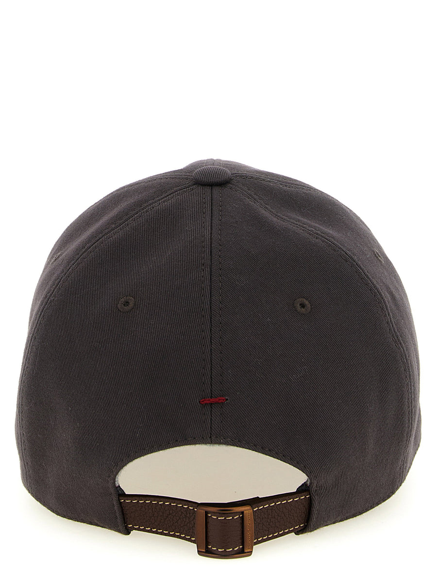 Brunello Cucinelli Logo Embroidery Cap