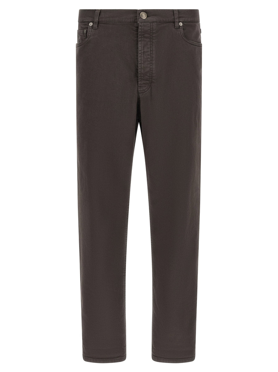 Brunello Cucinelli Garment-dyed Denim Jeans