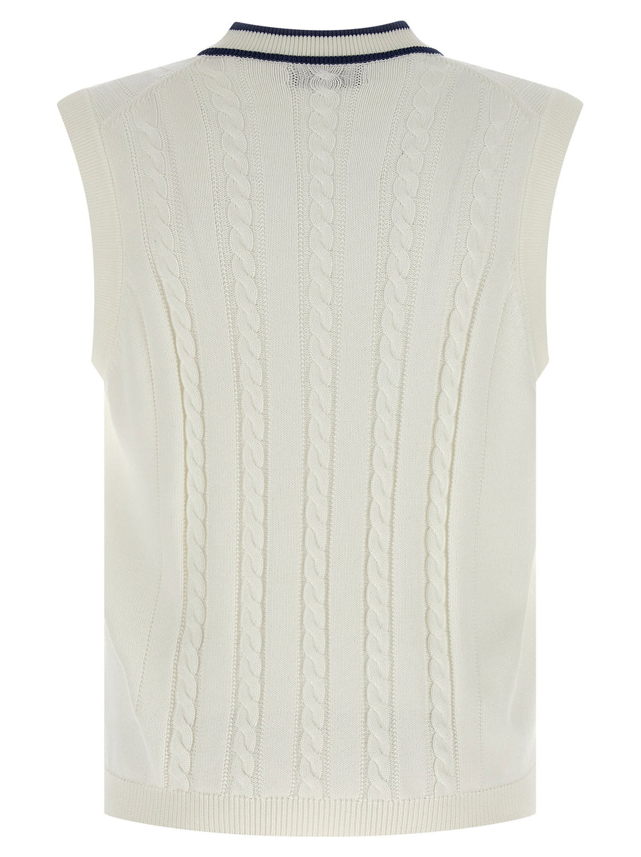 Brunello Cucinelli Cotton Braided Vest for Men Breathable