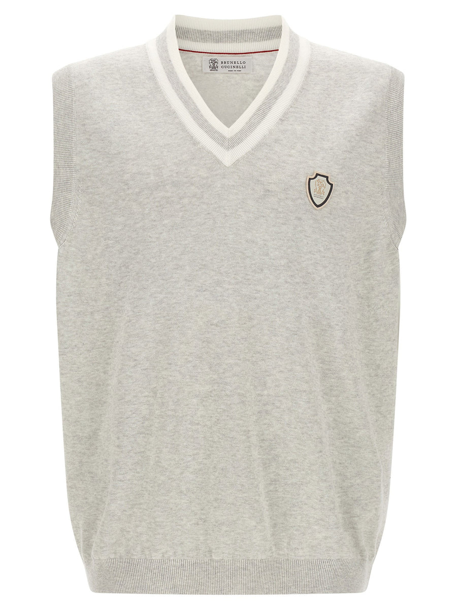 Brunello Cucinelli Heraldic Logo Vest