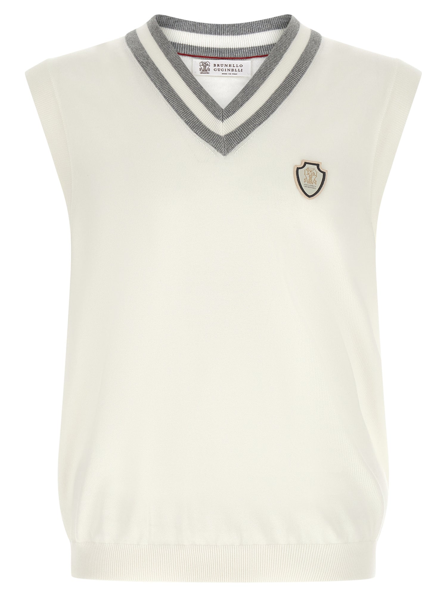 Brunello Cucinelli Logo Patch Vest