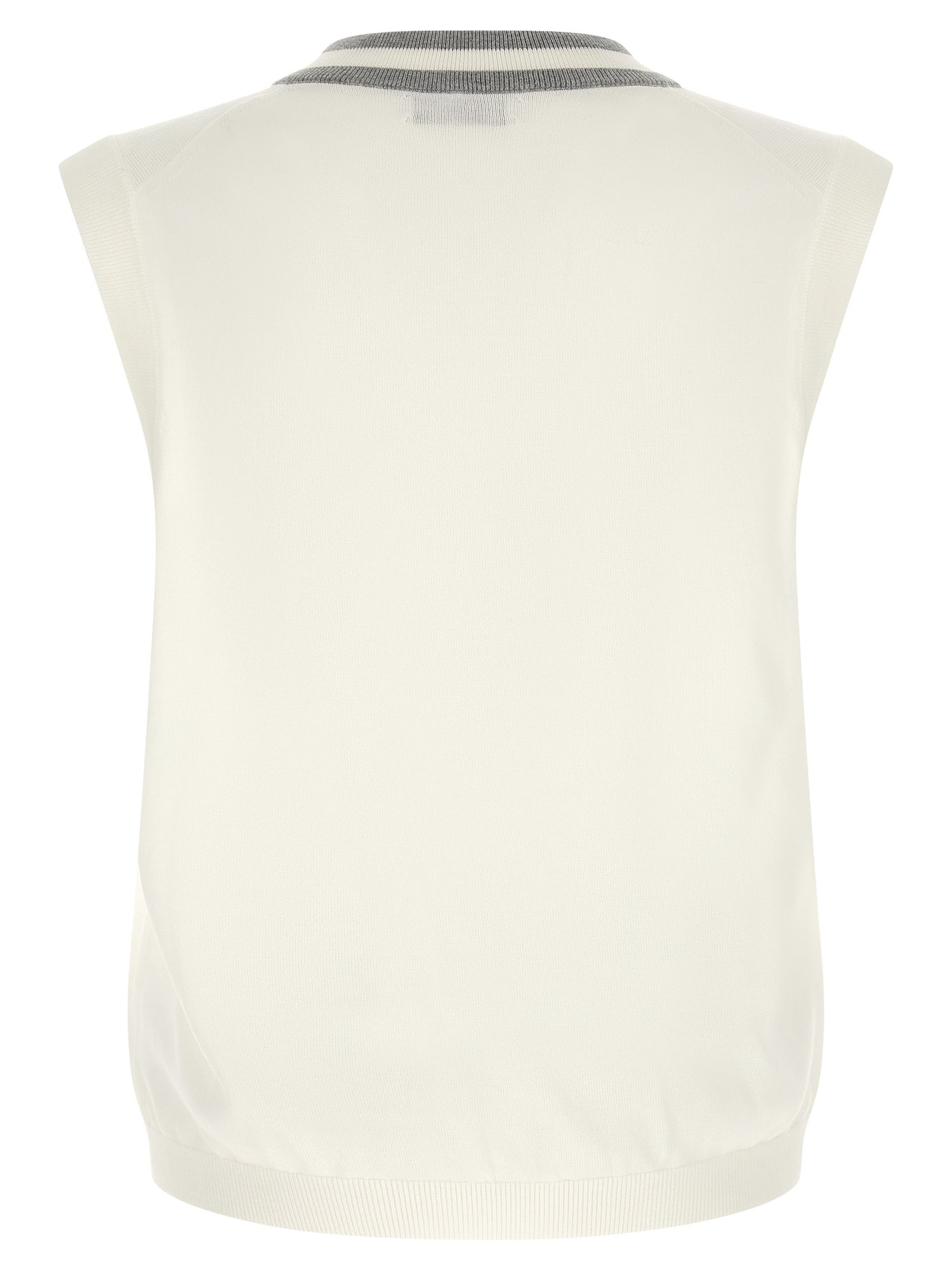 Brunello Cucinelli Logo Patch Vest