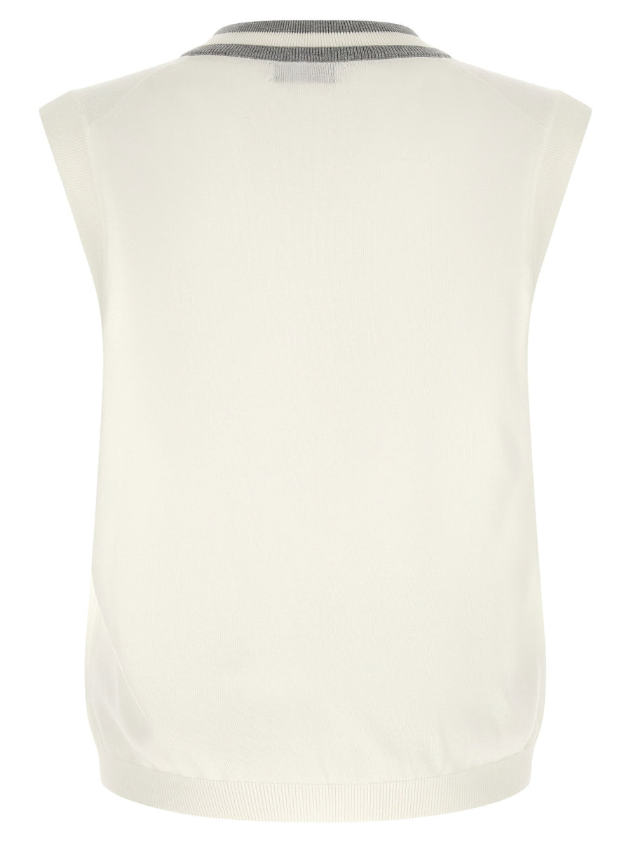 Brunello Cucinelli Logo Patch Vest