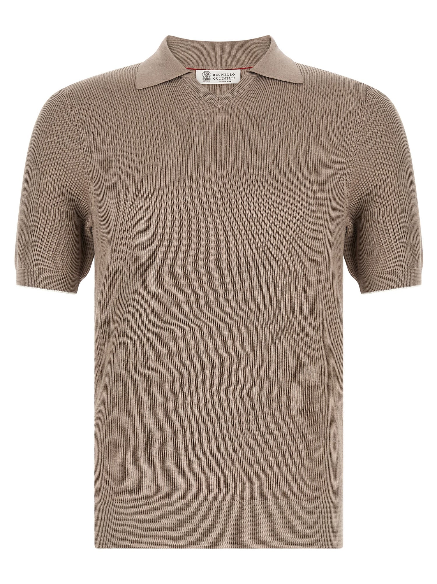 Brunello Cucinelli Knitted Polo Shirt