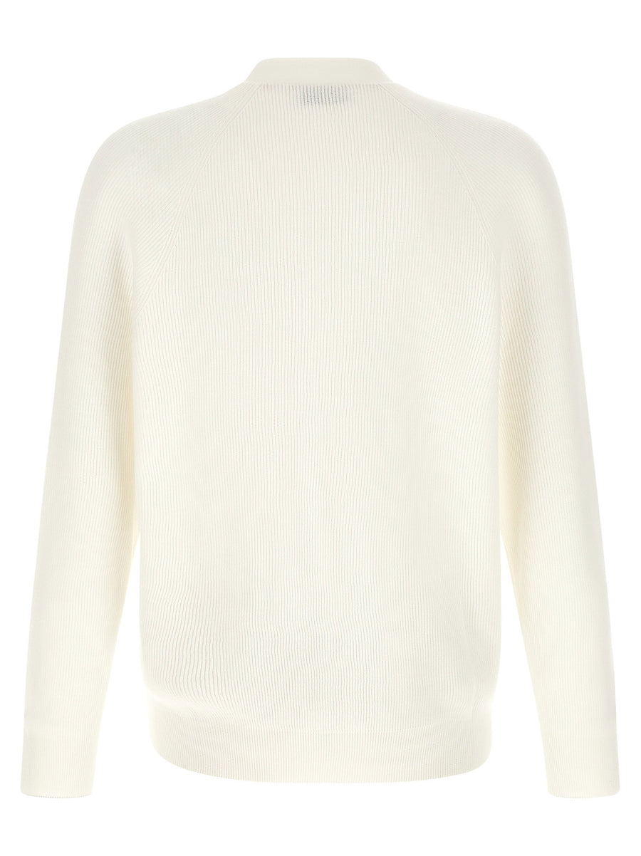 Brunello Cucinelli English Ribbed Cardigan Pure Cotton Knit for Luxurious Layering for Women