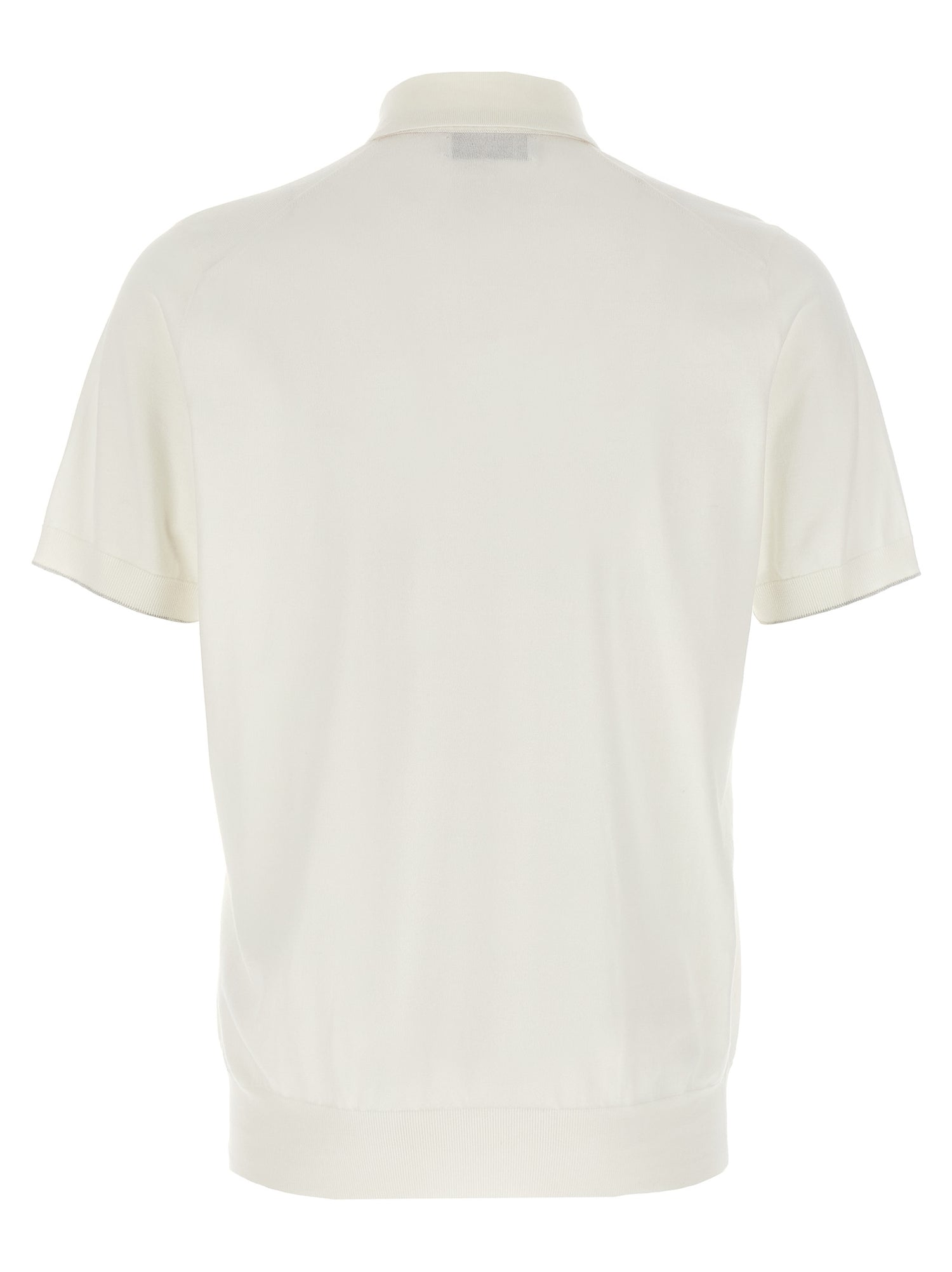 Brunello Cucinelli Stretch Cotton Polo Shirt