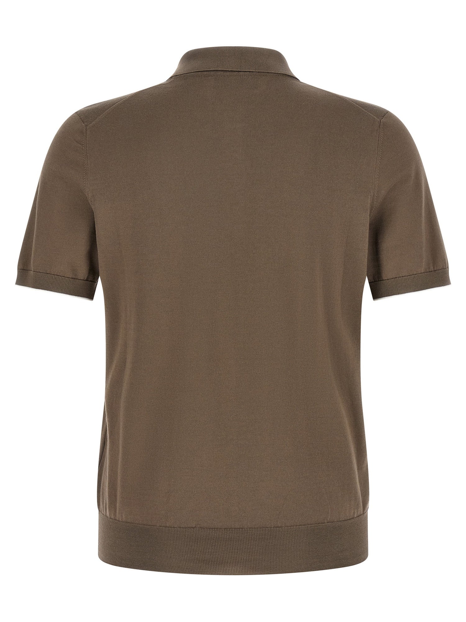 Brunello Cucinelli Knitted Polo Shirt
