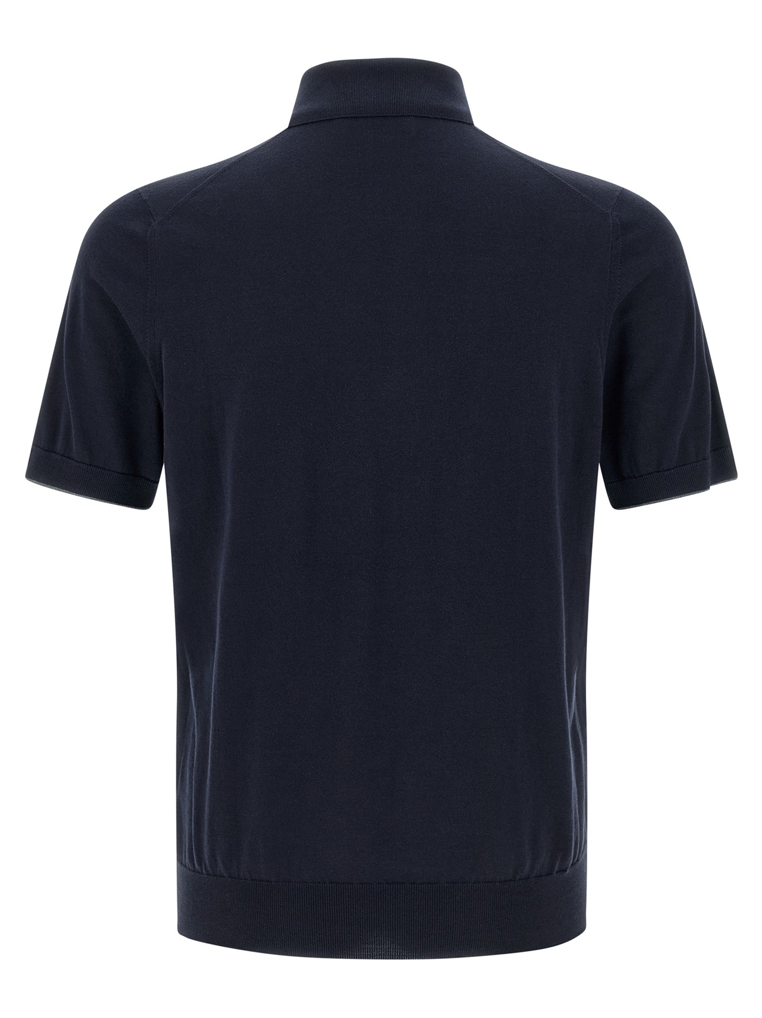 Brunello Cucinelli Logo Embroidery Polo Shirt