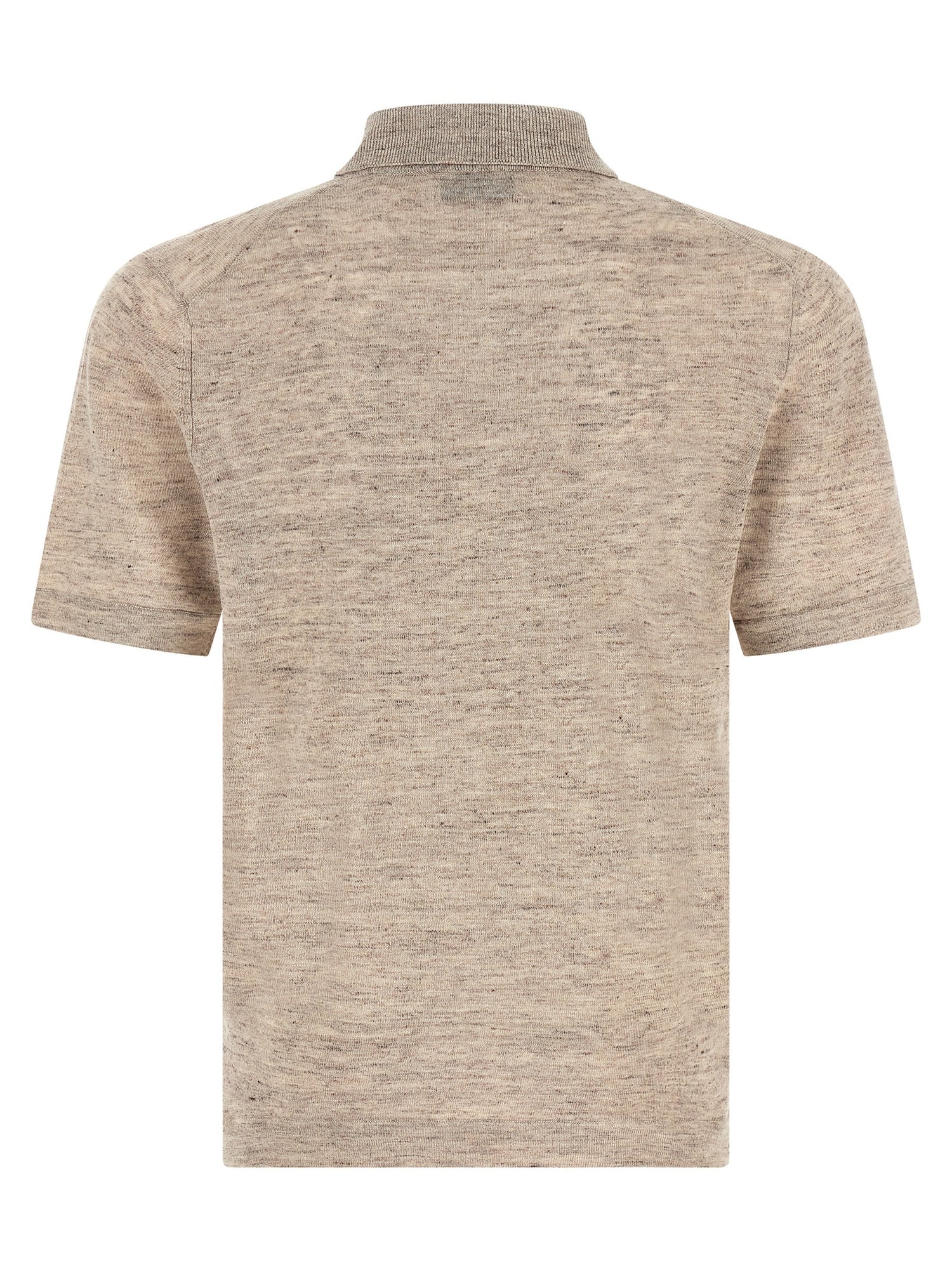 Brunello Cucinelli Linen Cotton Polo Shirt