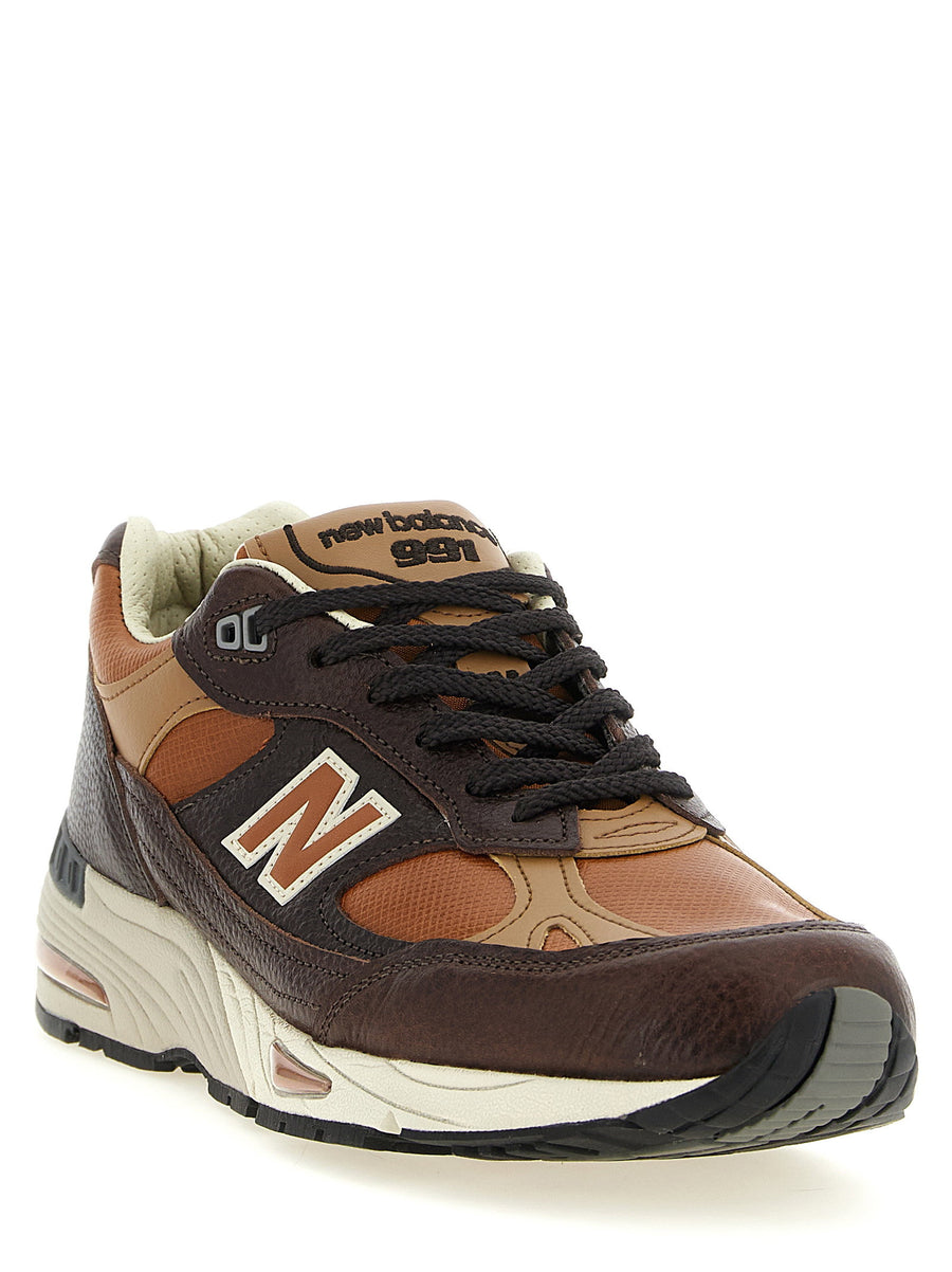 New Balance 991v1 Made in UK Calfskin Leather Sneakers for Men Premium Everyday Comfort