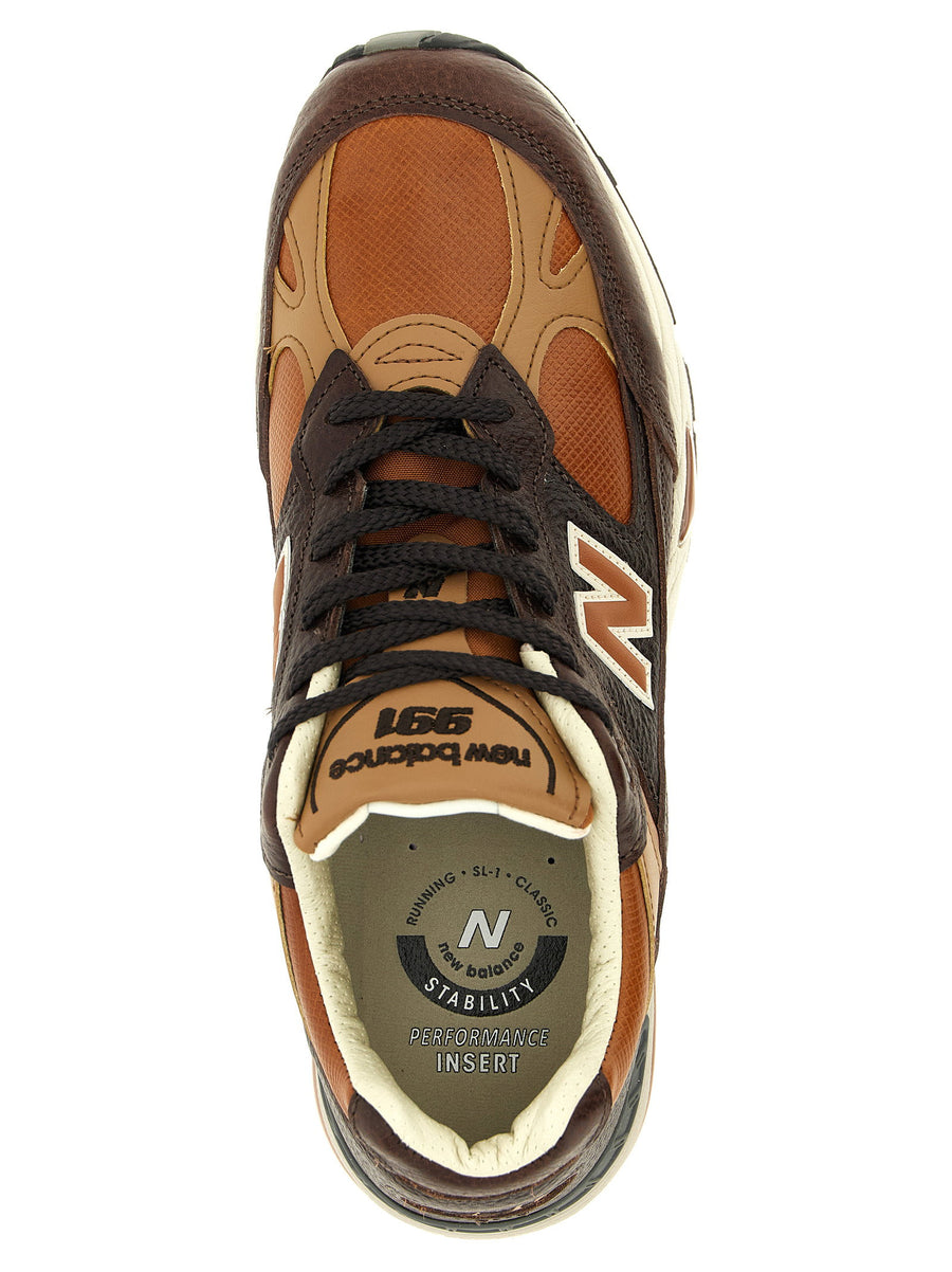 New Balance 991v1 Made in UK Calfskin Leather Sneakers for Men Premium Everyday Comfort
