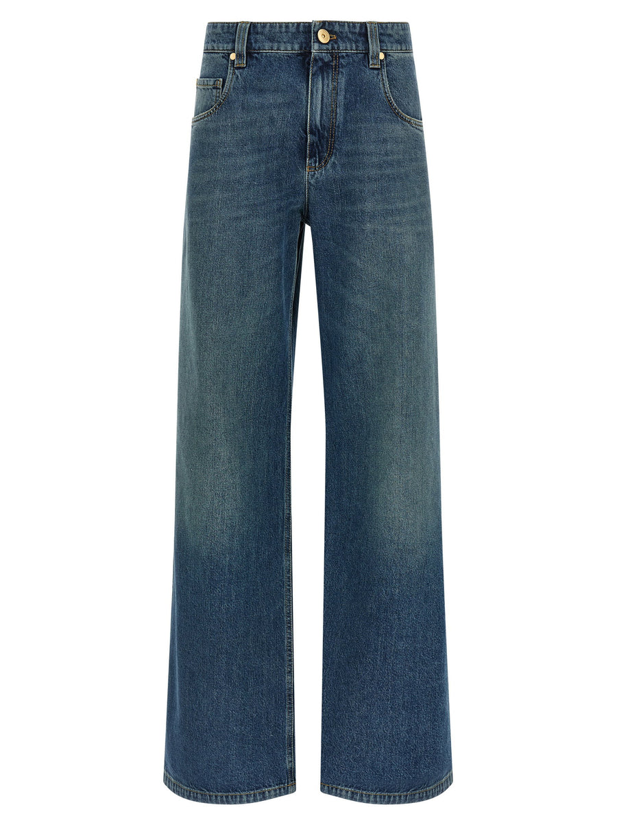 Brunello Cucinelli Stonewashed Denim Jeans