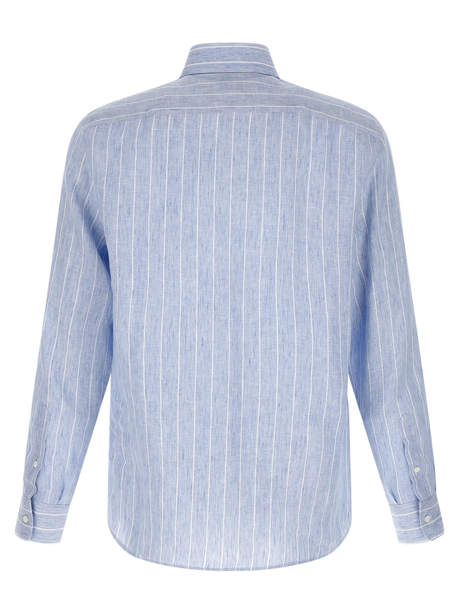Brunello Cucinelli Striped Linen Shirt
