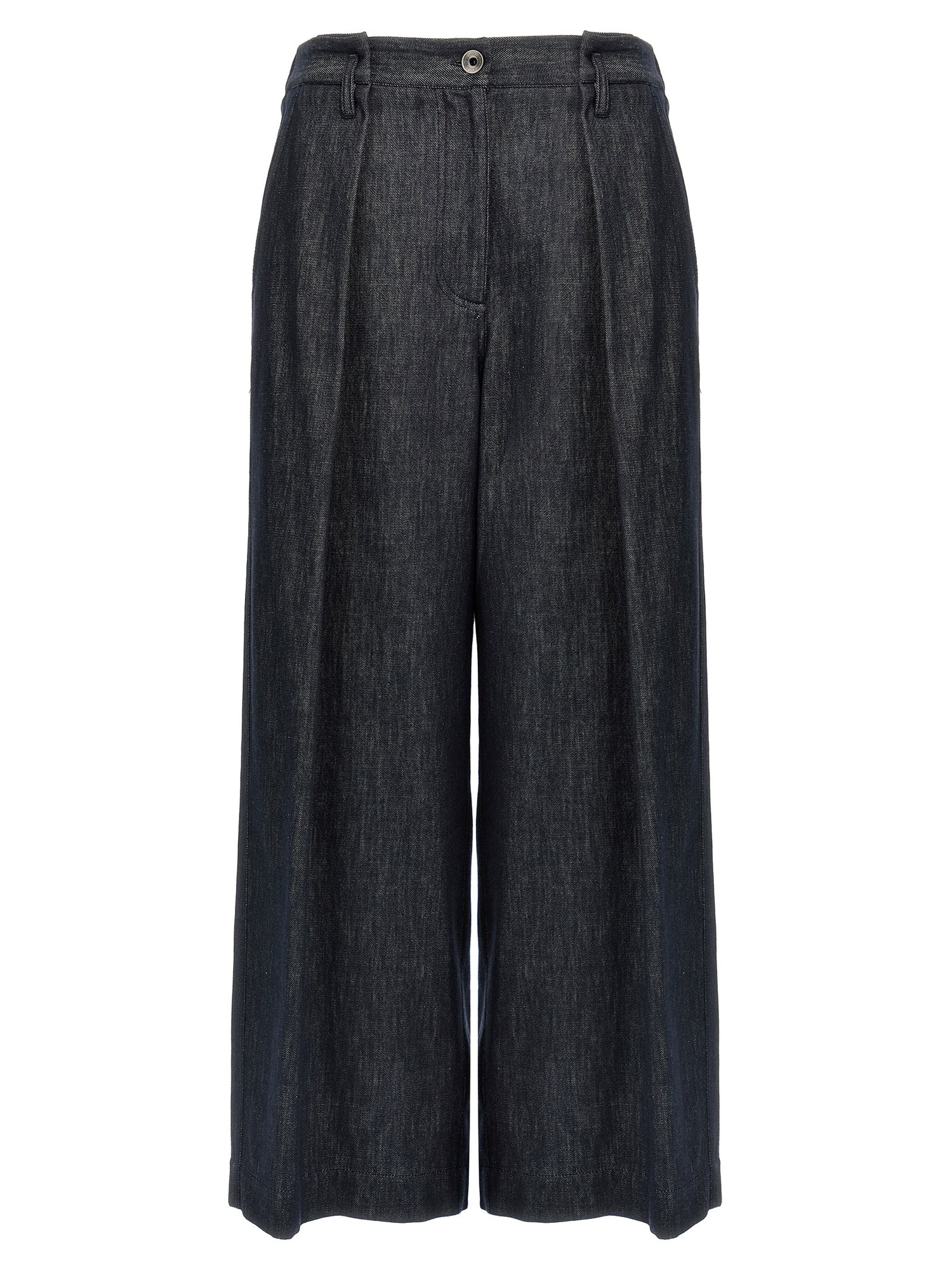 Brunello Cucinelli A-line Pleated Pants