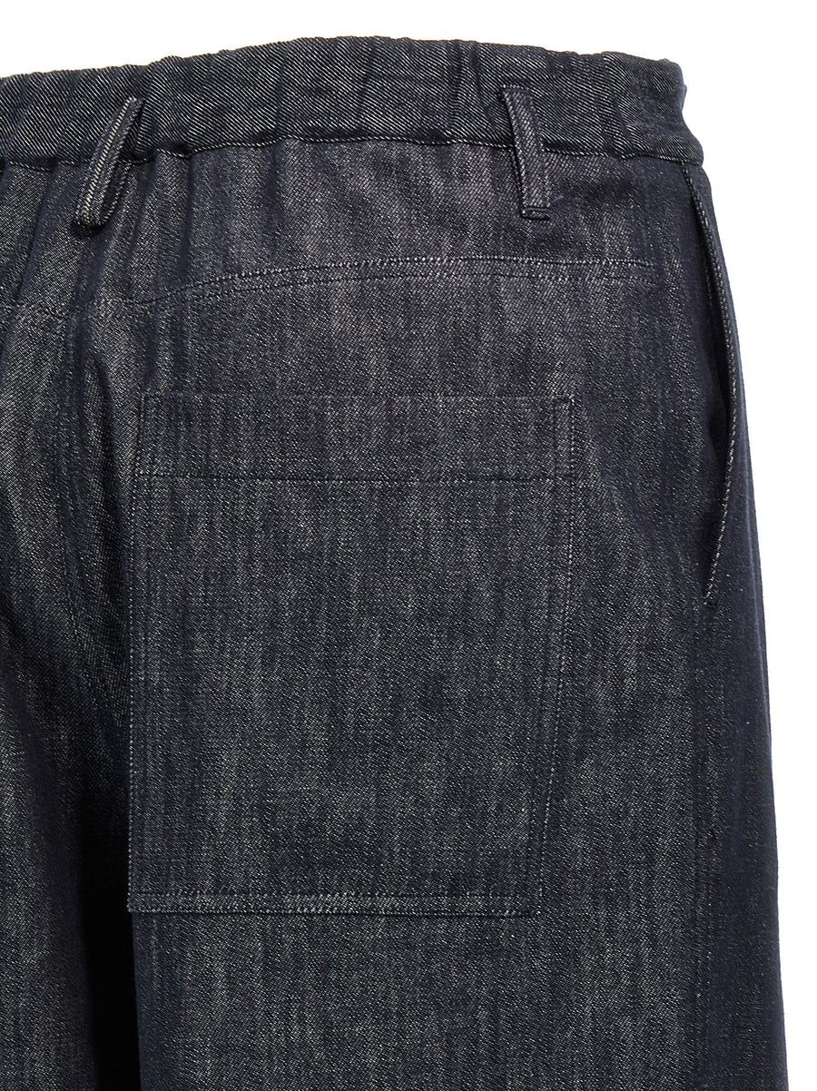 Brunello Cucinelli A-line Pleated Pants