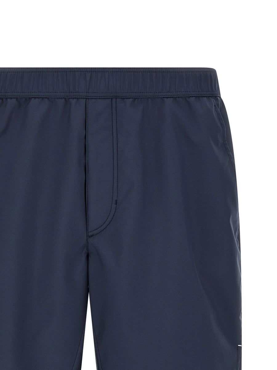 Brunello Cucinelli Tennis Bermuda Shorts For Men Premium Luxury Performance Fabric With Embroidered Logo