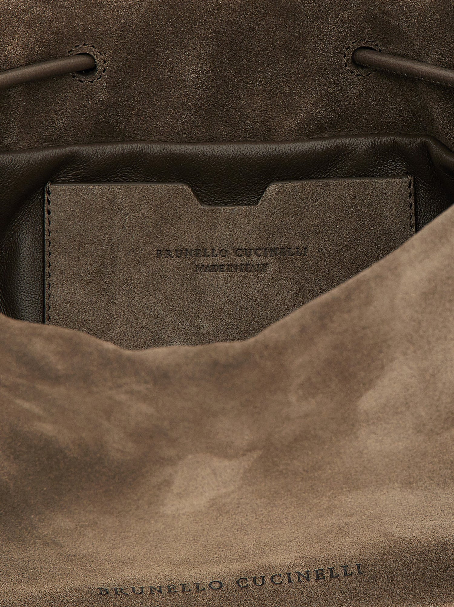 Brunello Cucinelli Bucket Mellow Mini Crossbody Bag