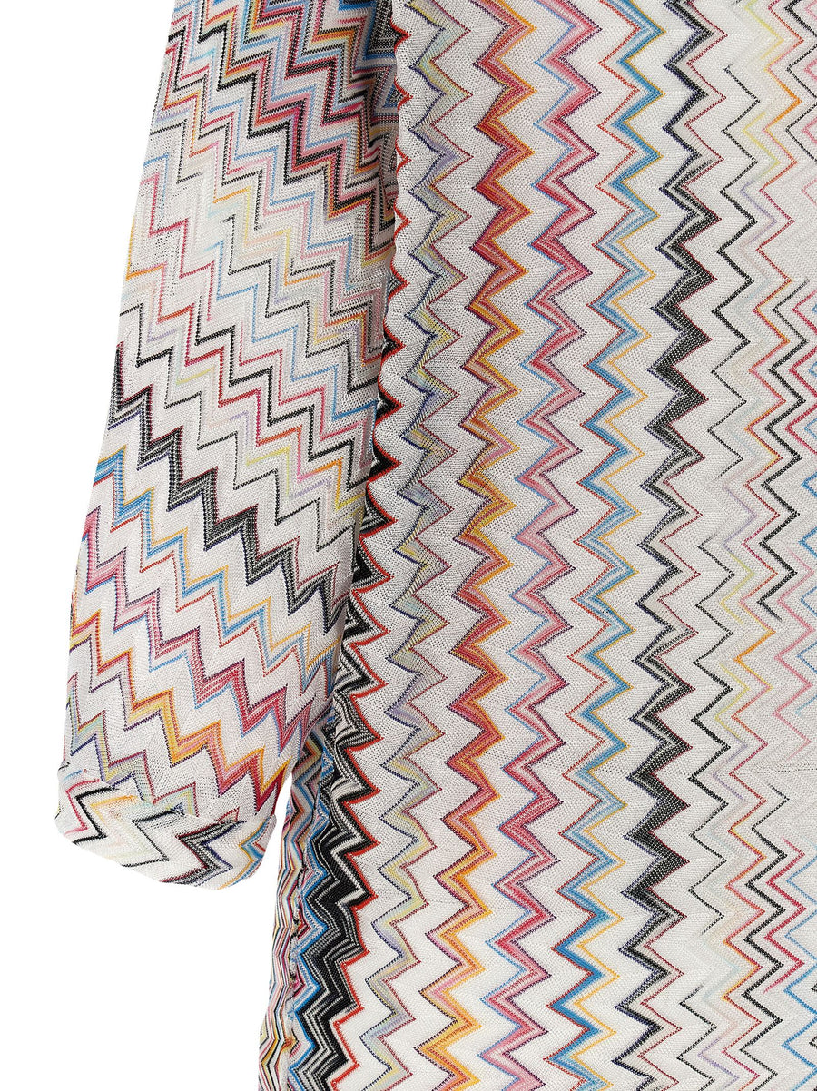 Missoni Knit Top Multicolor Zigzag Pattern For Women With Comfortable Silhouette And Statement Style