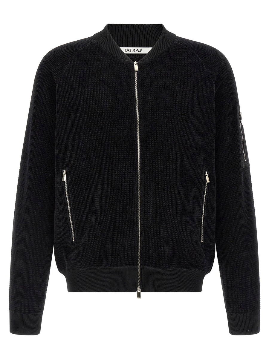 Tatras Gavrio Bomber Jacket For Men Luxurious Waffle Chenille Texture Lightweight Layering