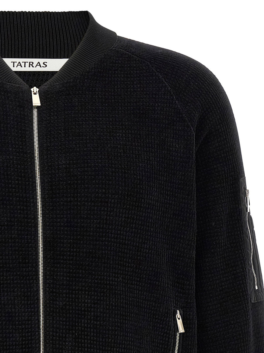 Tatras Gavrio Bomber Jacket For Men Luxurious Waffle Chenille Texture Lightweight Layering