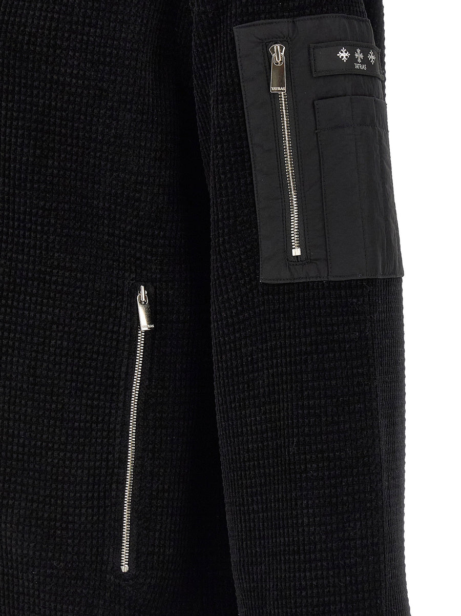 Tatras Gavrio Bomber Jacket For Men Luxurious Waffle Chenille Texture Lightweight Layering