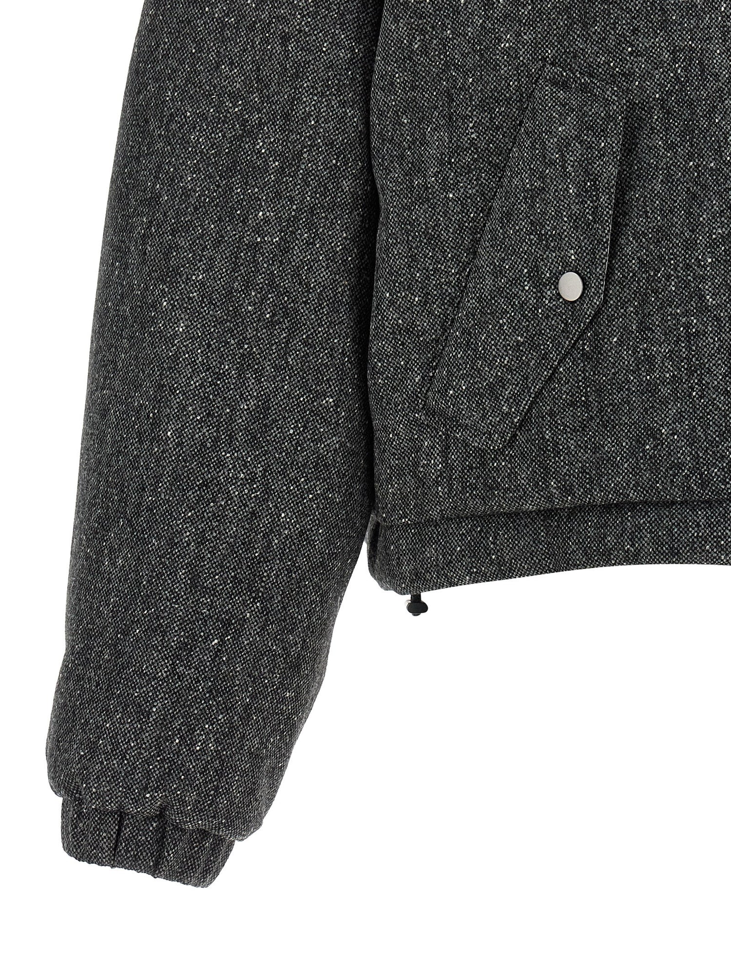Brunello Cucinelli Shiny Zipper Pull Down Jacket
