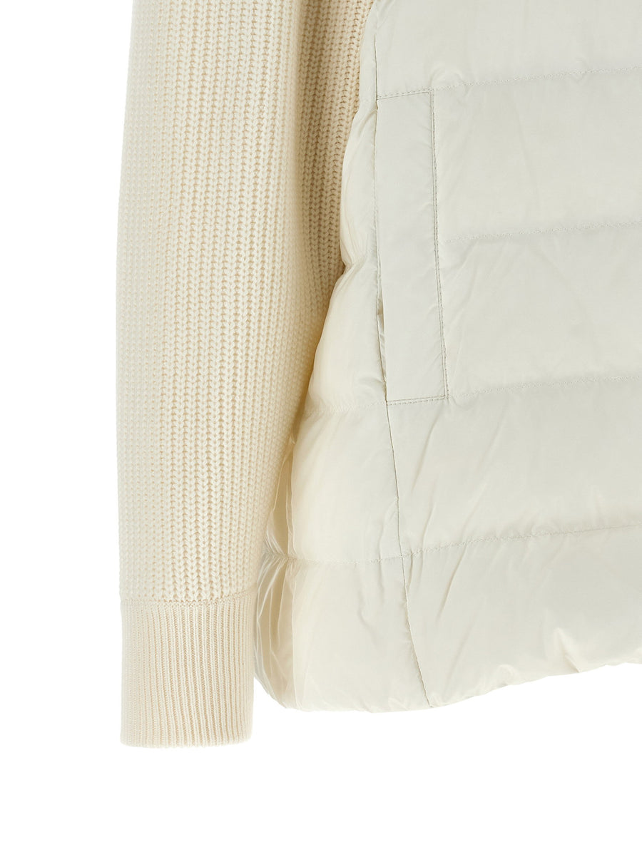 Brunello Cucinelli Shiny Zipper Pull Down Jacket