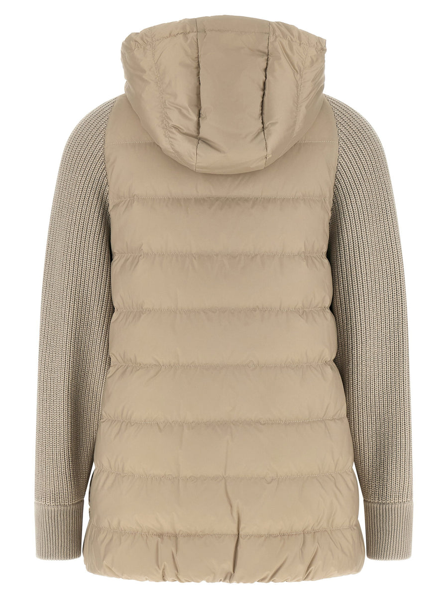 Brunello Cucinelli Shiny Zipper Pull Down Jacket