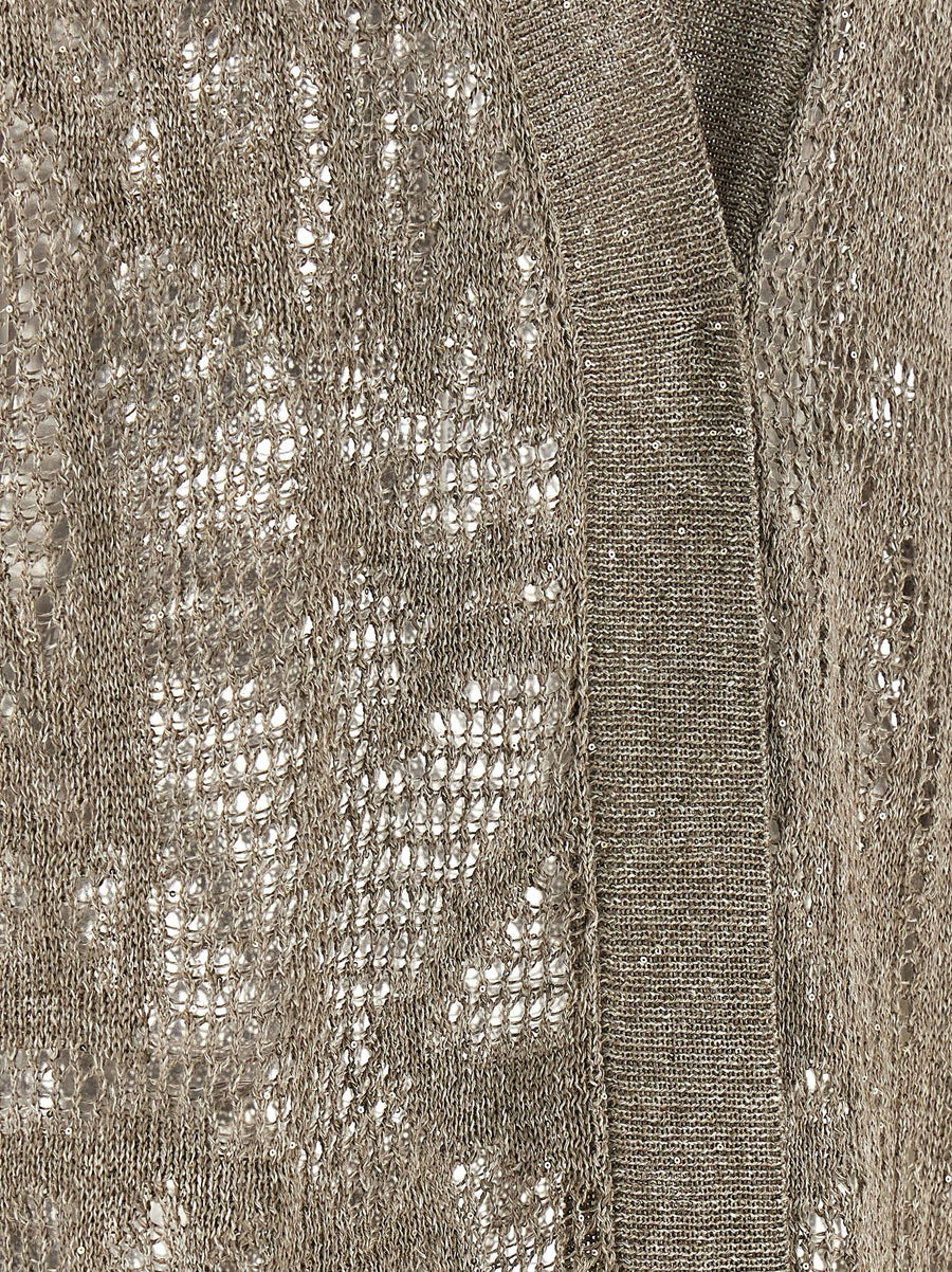 Brunello Cucinelli Dazzling Water Lillies Cardigan