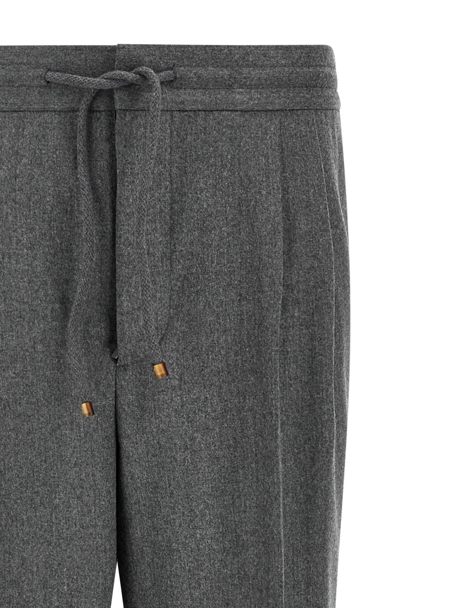 Brunello Cucinelli Wool Flannel Pants