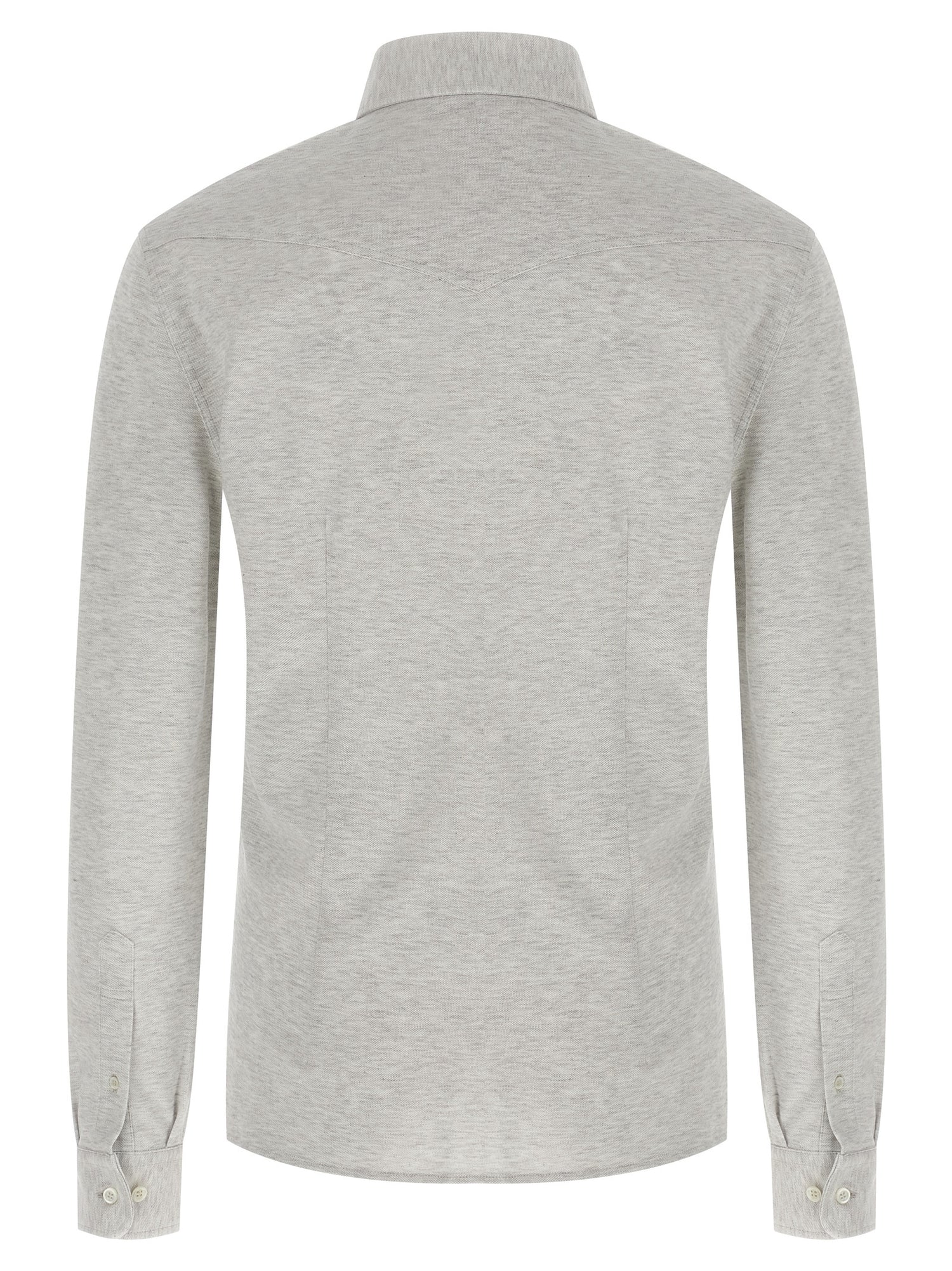 Brunello Cucinelli Piqué Cotton Shirt