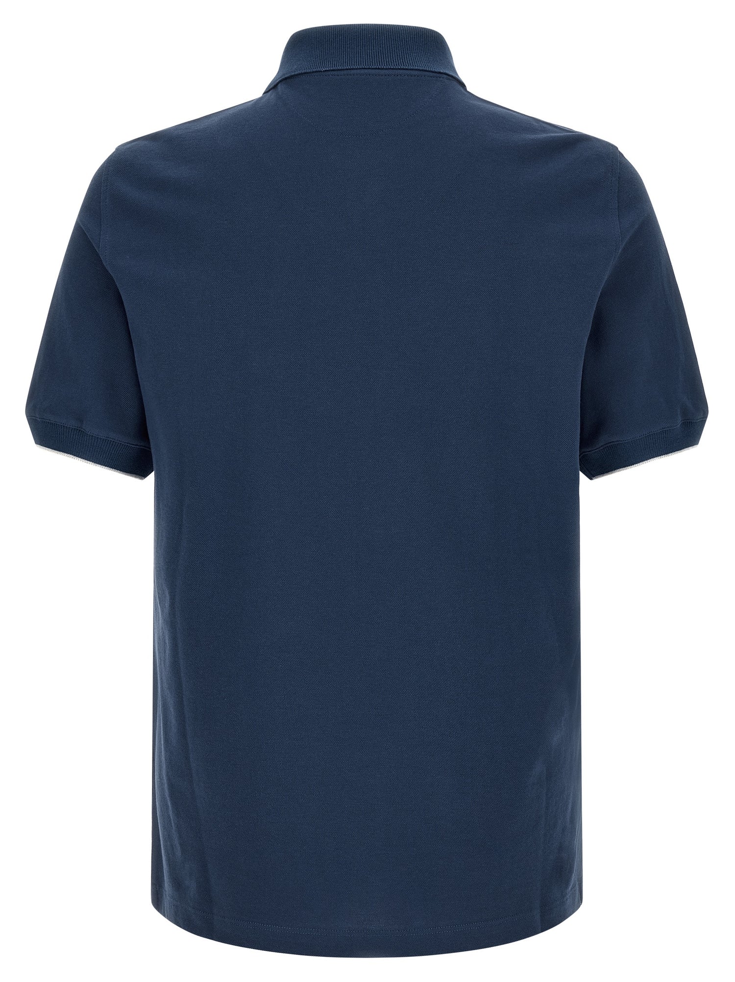 Brunello Cucinelli Logo Piqué Polo Shirt