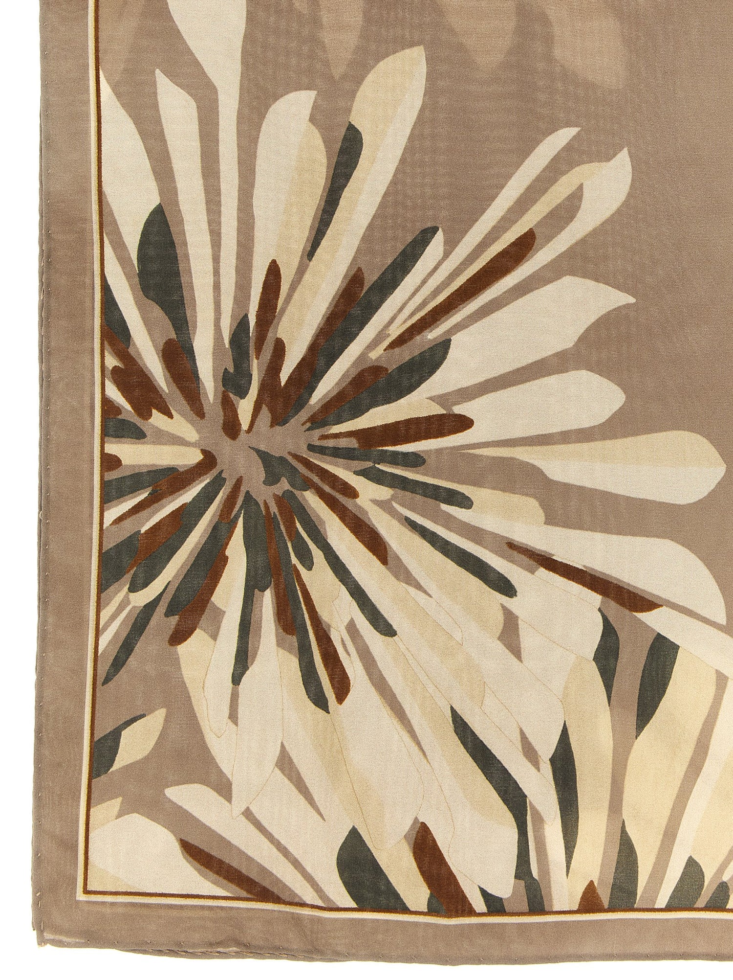 Brunello Cucinelli Bloom Print Scarf