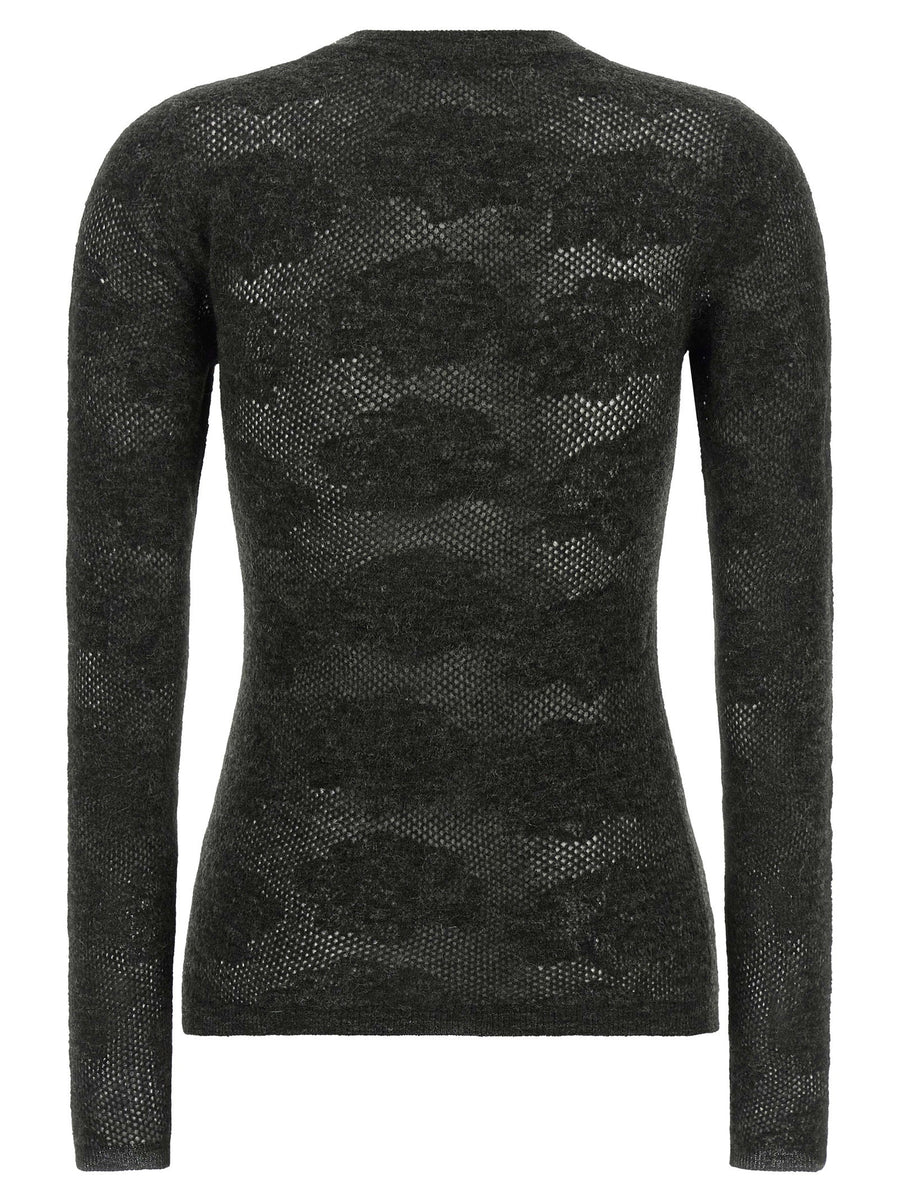 Brunello Cucinelli Flower Lace Sweater