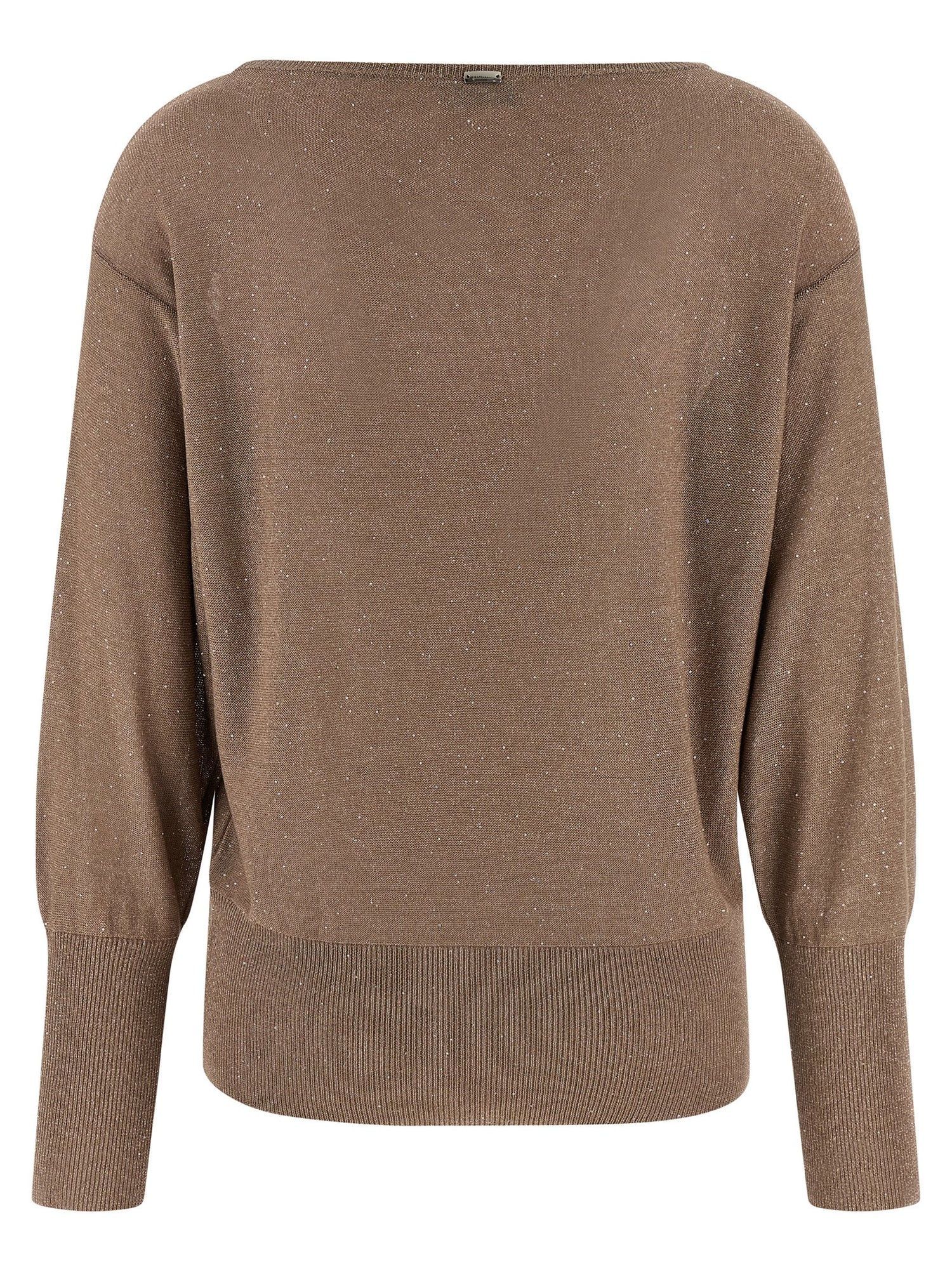 Herno Lamé And Sequin Yarn Sweater