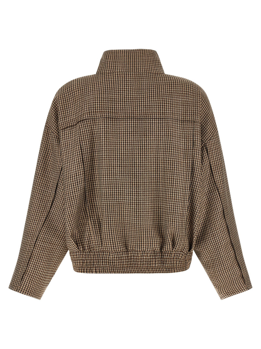 Brunello Cucinelli Shiny Zipper Pull Jacket