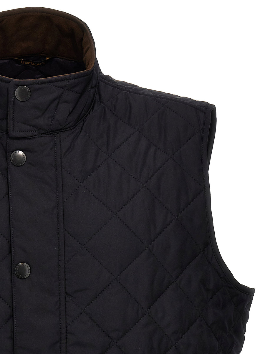 Barbour New Lowerdale Quilted Vest For Men Lightweight Versatile Layering With Zip And Button Closure